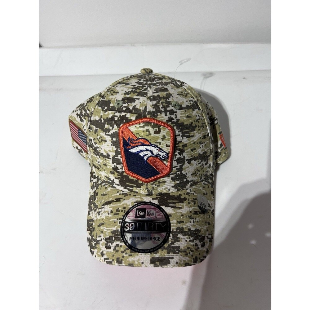NEW NFL Denver Broncos New Era 39THIRTY 2023 SALUTE to SERVICE Flex Fit M/L